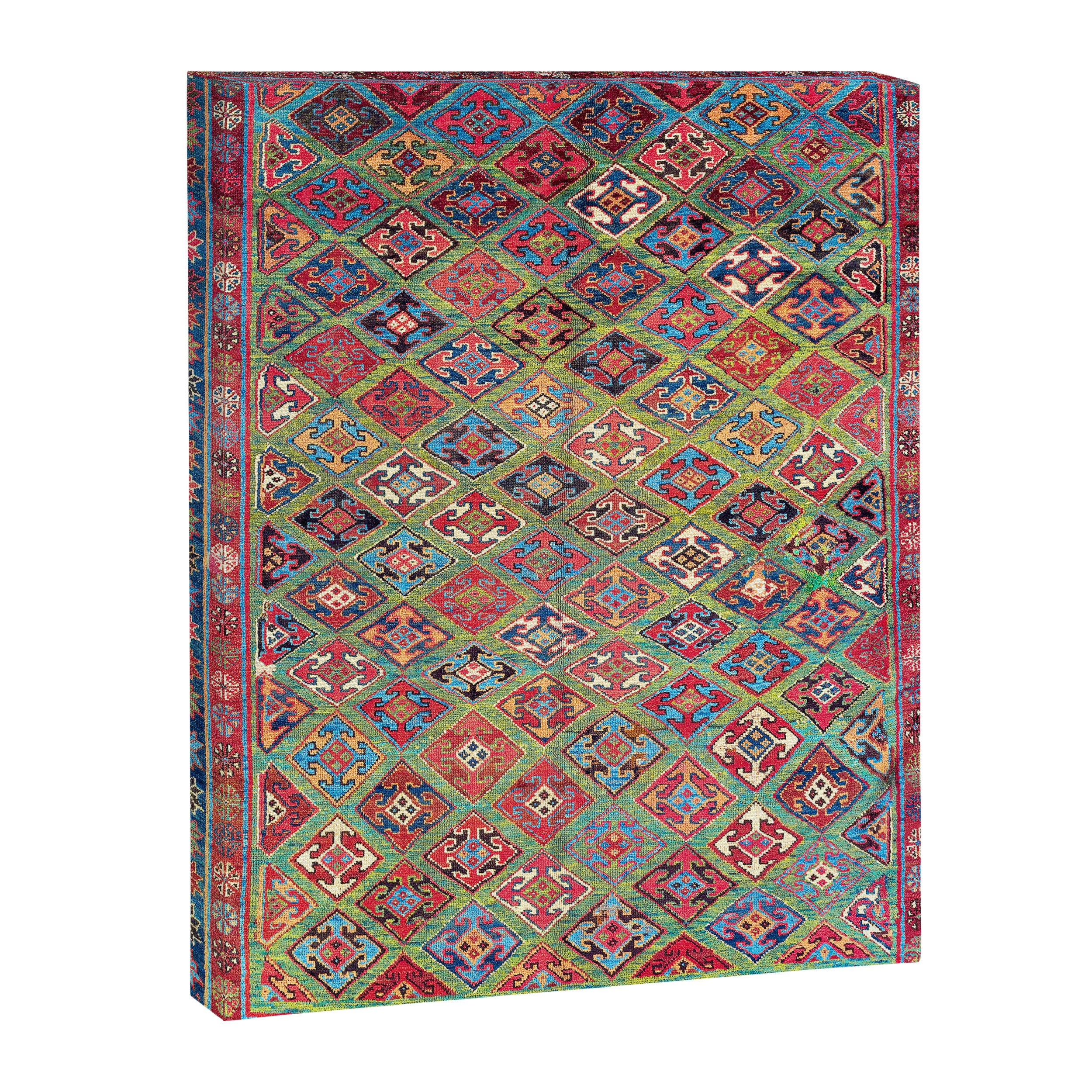 Afshar Varamin North Persian Rug Canvas Print Gallery Image 3