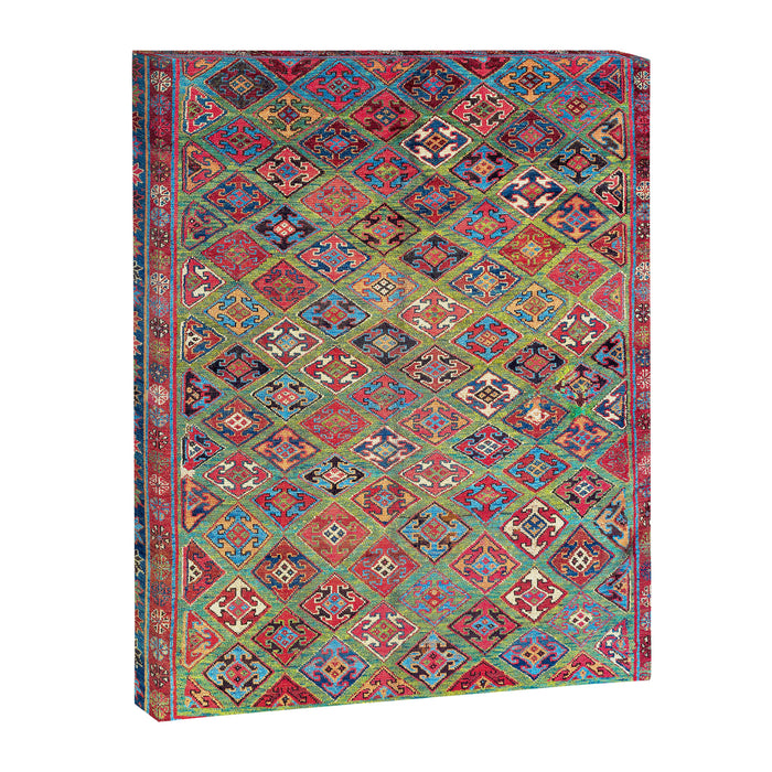 Afshar Varamin North Persian Rug Canvas Print Gallery Image 1