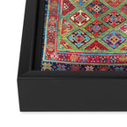 Afshar Varamin North Persian Rug Framed Canvas Print Gallery Image 3