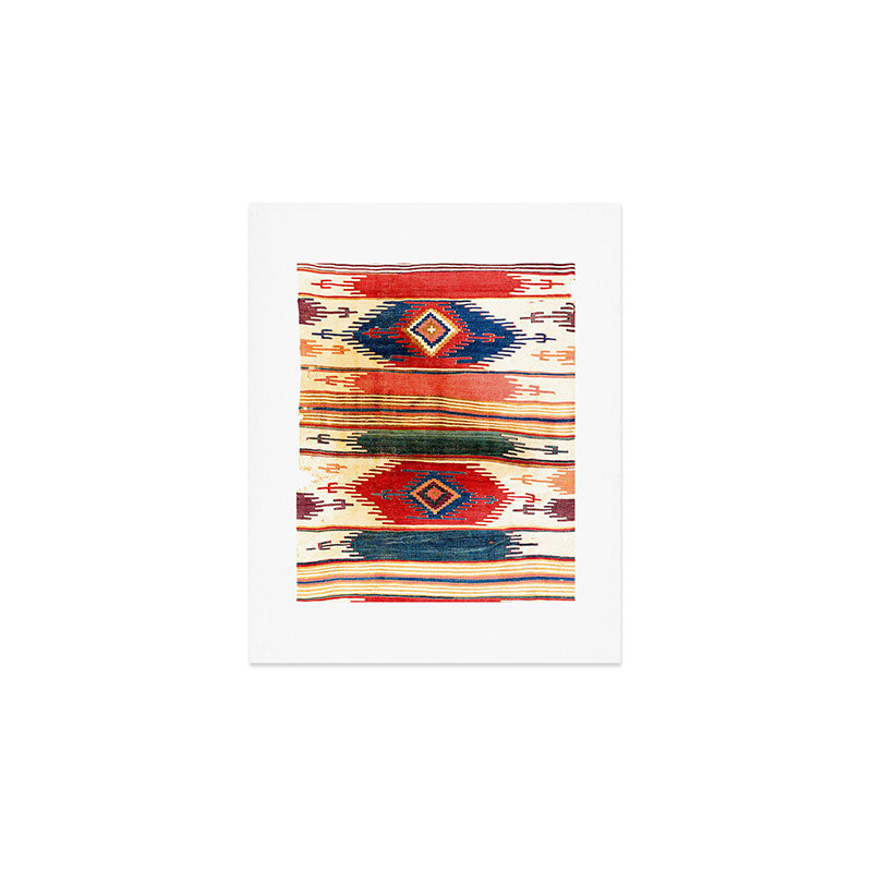 Aksaray Antique Cappadocian Turkish Kilim Print Art Print Gallery Image 1