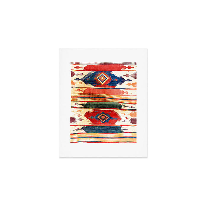 Aksaray Antique Cappadocian Turkish Kilim Print Art Print Gallery Image 1