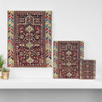 Akstafa Southeast Caucasus Niche Rug Print Canvas Print Gallery Image 3