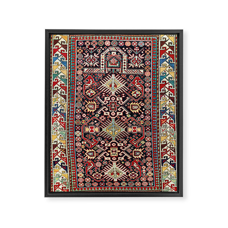 Akstafa Southeast Caucasus Niche Rug Print Framed Canvas Print Gallery Image 3