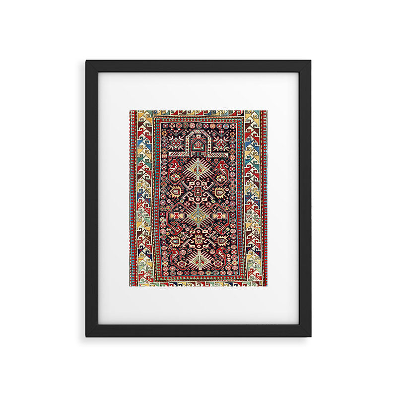 Akstafa Southeast Caucasus Niche Rug Print Framed Art Print Gallery Image 4