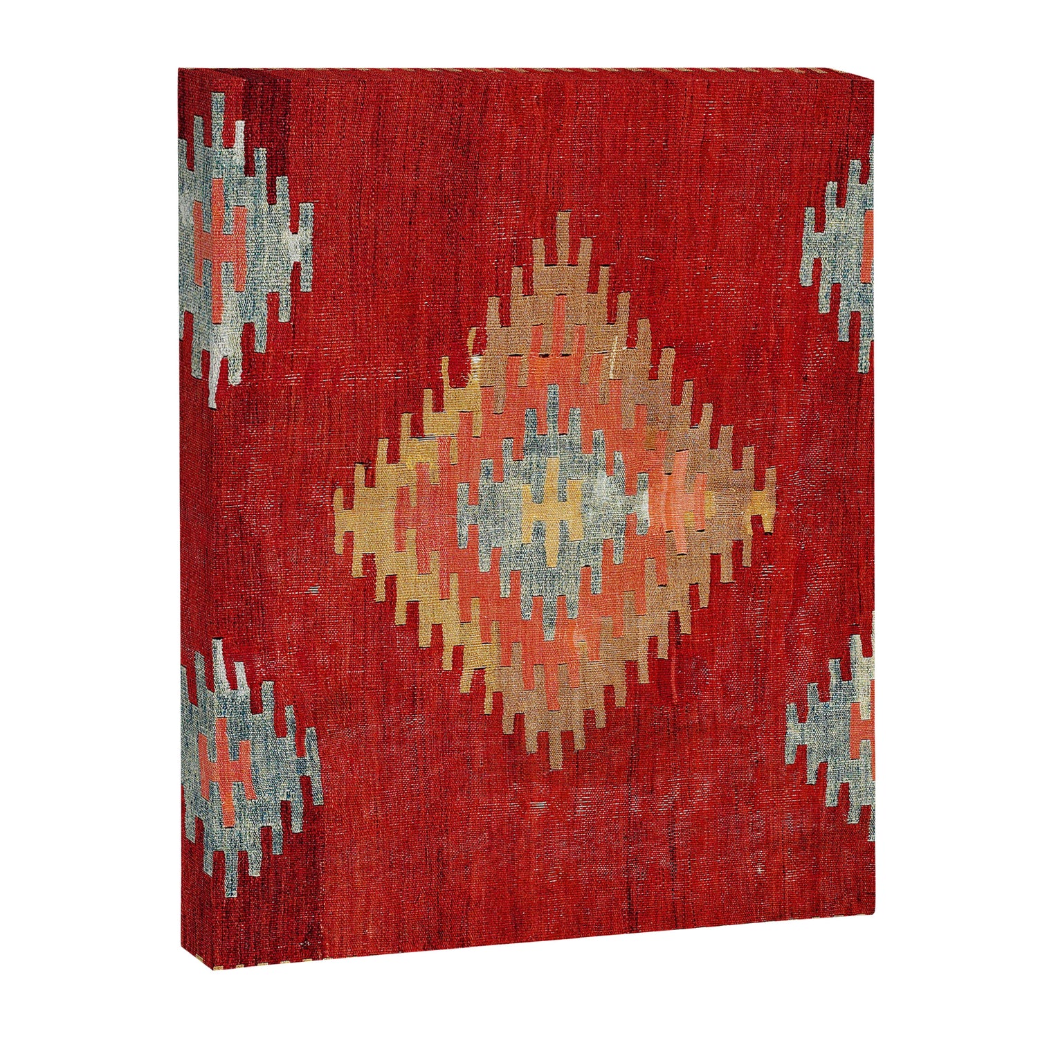 Çal  Antique Turkish Kilim Print Canvas Print Gallery Image 3