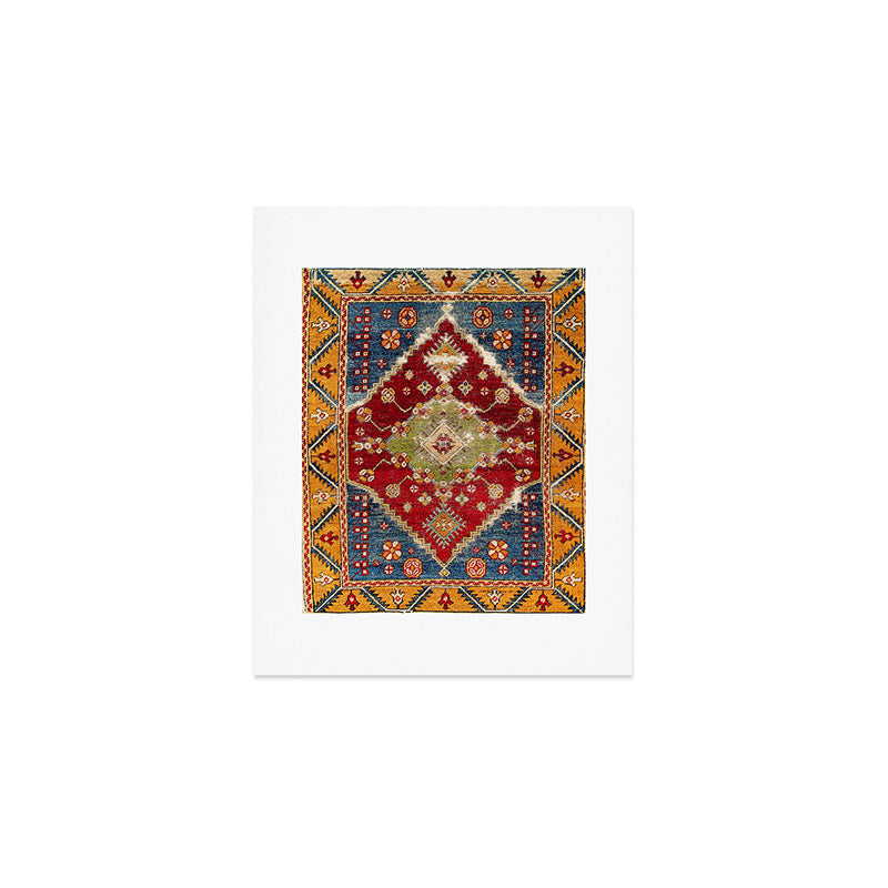 Çal Southwest Anatolian Rug Print Art Print Gallery Image 1