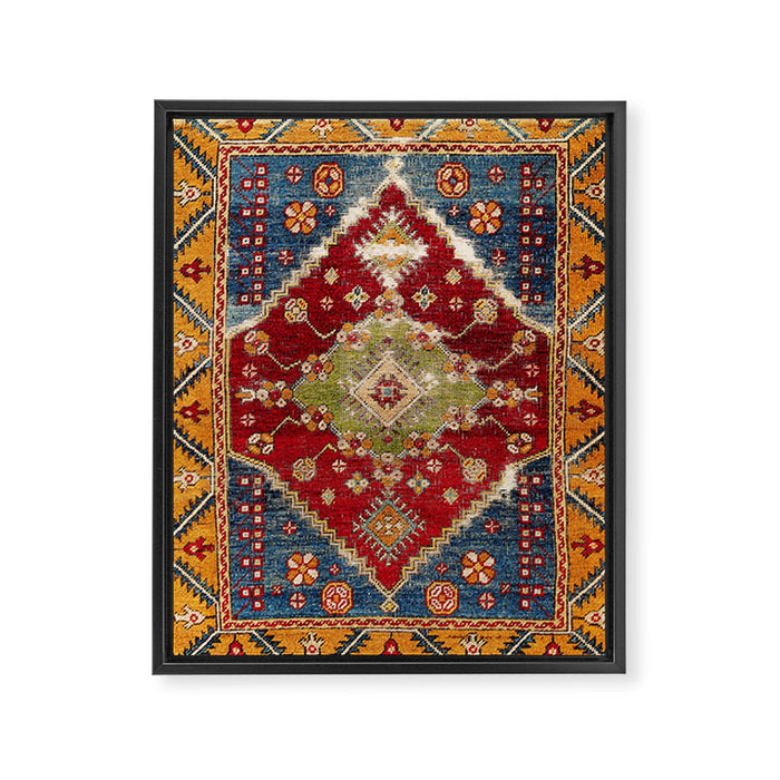 Çal Southwest Anatolian Rug Print Framed Canvas Print Gallery Image 1