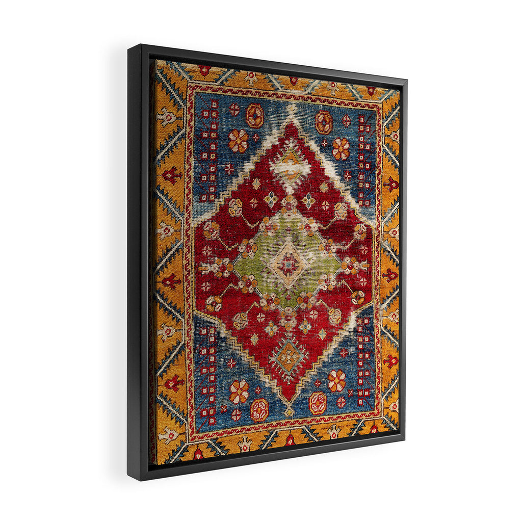 Çal Southwest Anatolian Rug Print Framed Canvas Print Gallery Image 2