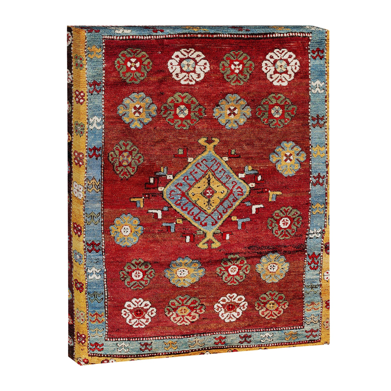 Çal Yatak 19th Century Southwest Anatolian Rug Canvas Print Gallery Image 3