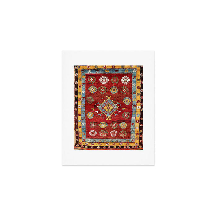 Çal Yatak 19th Century Southwest Anatolian Rug Art Print Gallery Image 1
