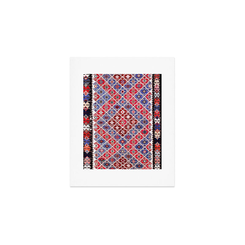 Aleppo North Syrian Kilim Art Print Gallery Image 1