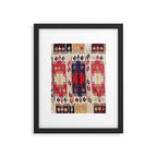 Aleppo North Syrian Silk Kilim Print Framed Art Print Gallery Image 5