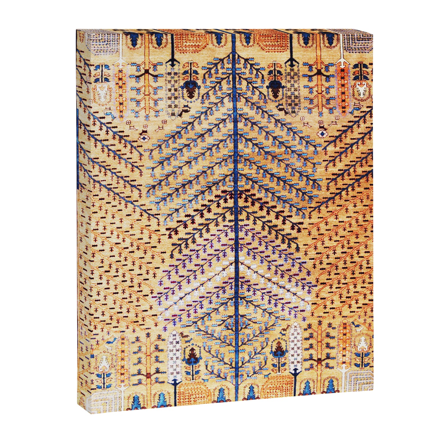 Amritsar Floral Garden Persian Rug Print Canvas Print Gallery Image 3