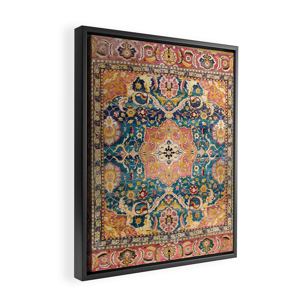 Amritsar Punjab North Indian Rug Print Framed Canvas Print Gallery Image 2