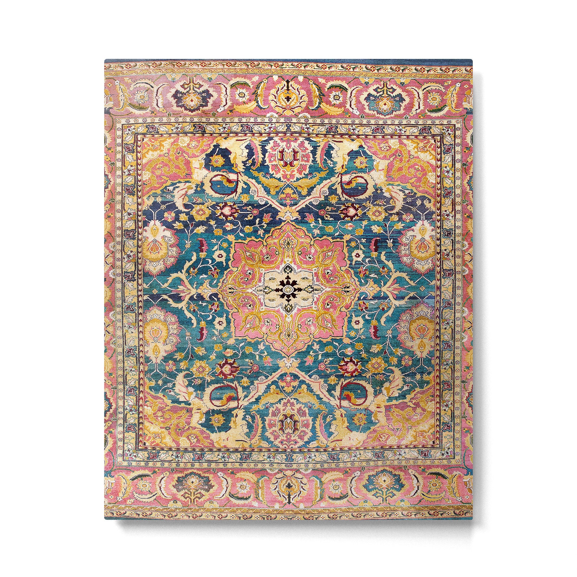 Amritsar Punjab North Indian Rug Print Metal Print Gallery Image 6
