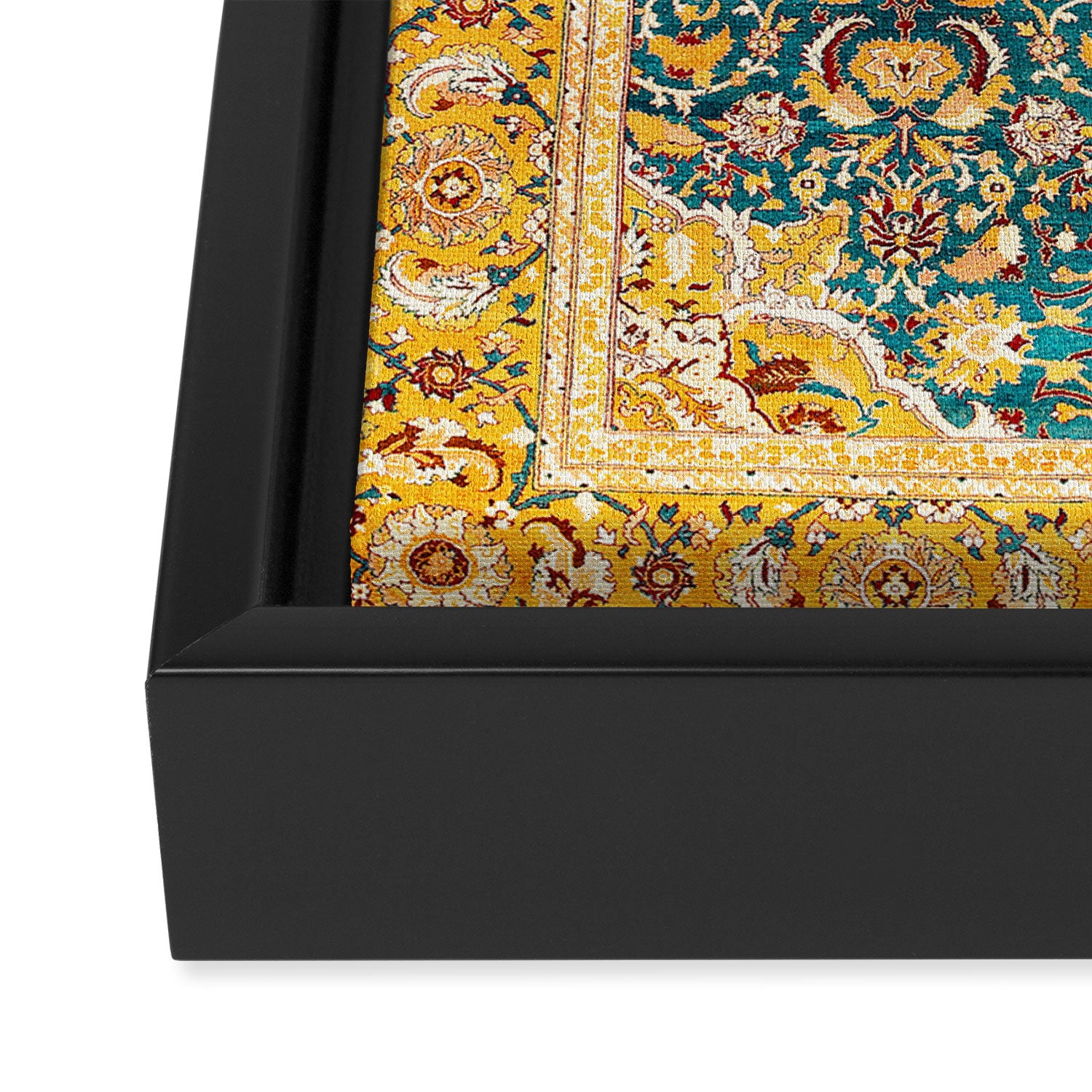 Amritsar Punjab Northwest Indian Rug Print Framed Canvas Print Gallery Image 3