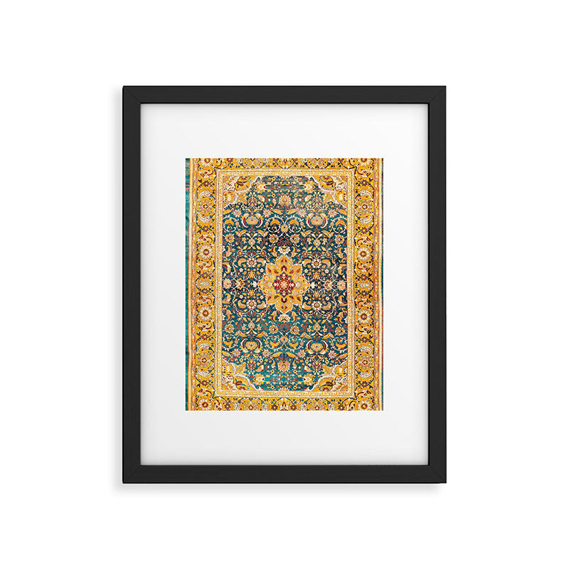 Amritsar Punjab Northwest Indian Rug Print Framed Art Print Gallery Image 4