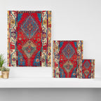 Anatolian Village Rug Print Canvas Print Gallery Image 3
