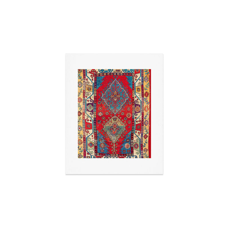 Anatolian Village Rug Print Art Print Gallery Image 1