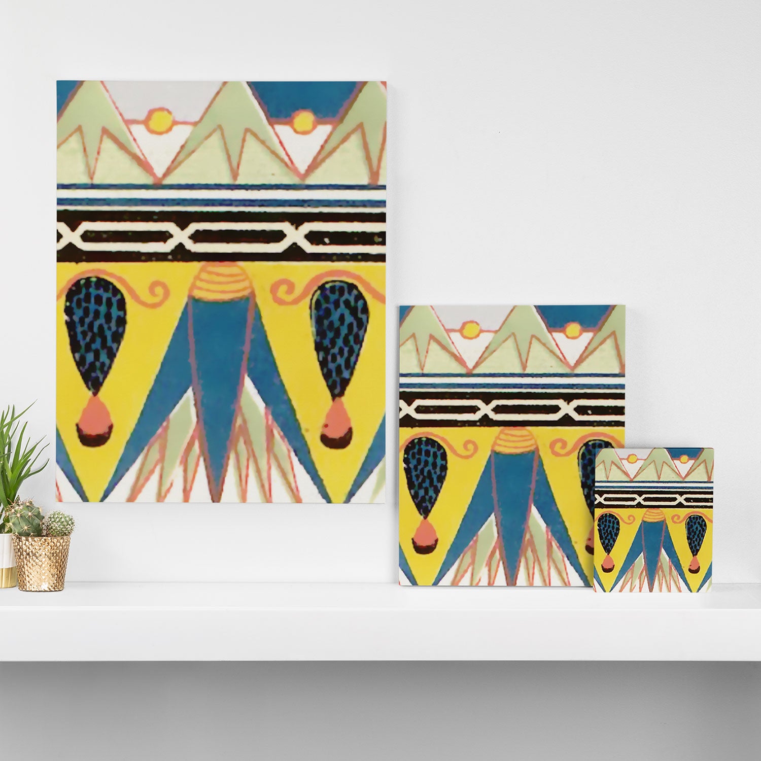 Ancient Egyptian Ornament Canvas Print Gallery Image 3