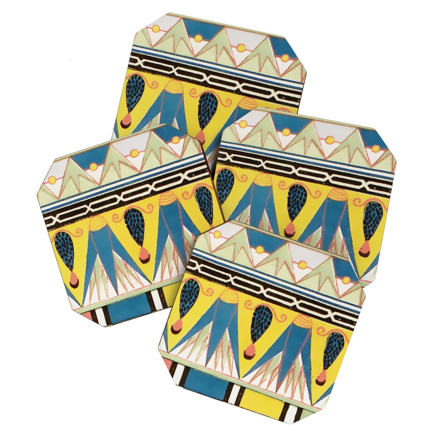 Ancient Egyptian Ornament Coaster Gallery Image 1