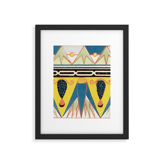 Ancient Egyptian Ornament Framed Art Print Gallery Image 1