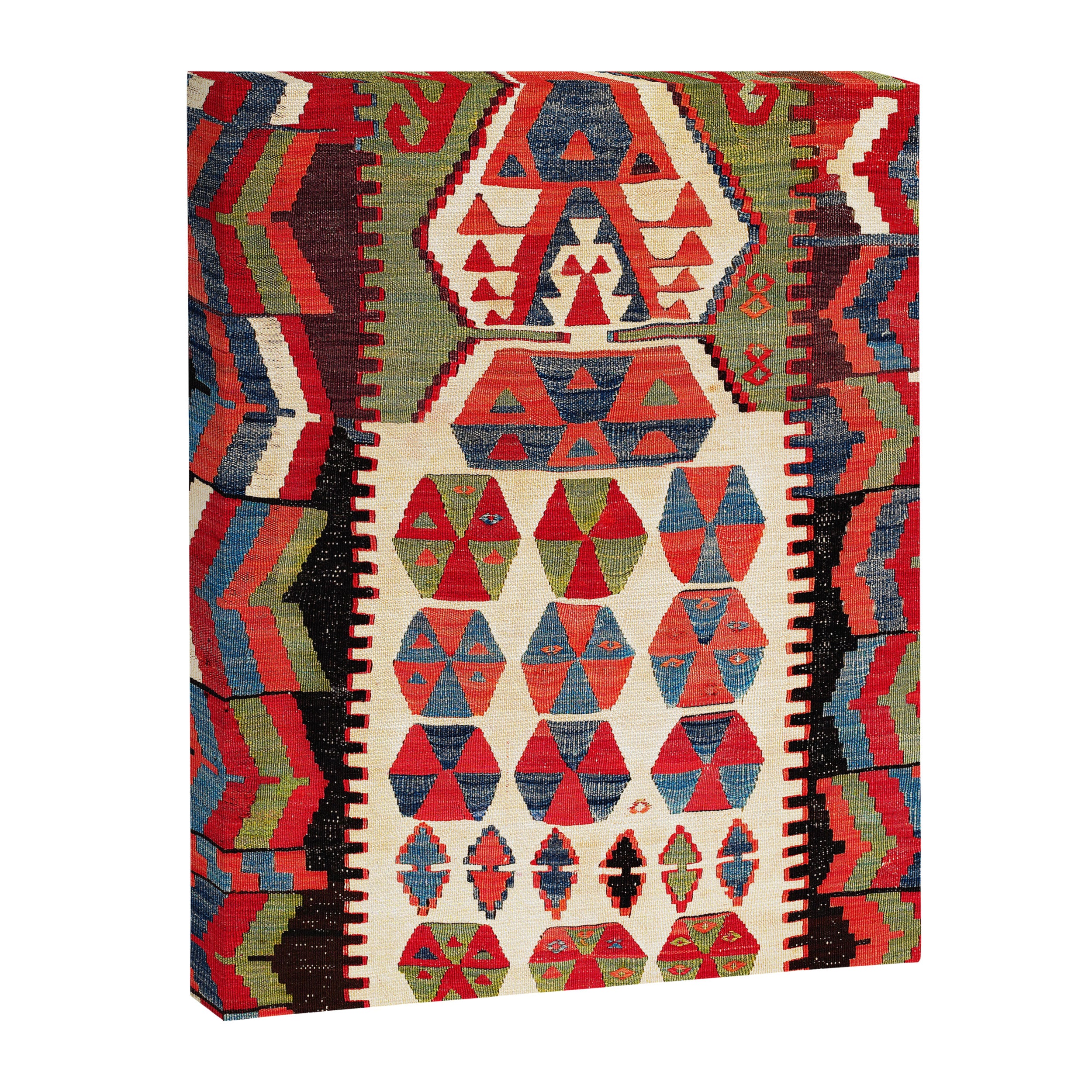 Ankara Central Anatolian Niche Kilim Print Canvas Print Gallery Image 6