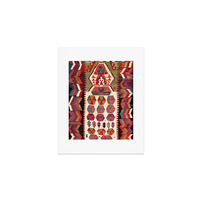 Ankara Central Anatolian Niche Kilim Print Art Print Gallery Image 1