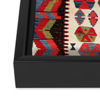 Ankara Central Anatolian Niche Kilim Print Framed Canvas Print Gallery Image 3