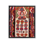 Ankara Central Anatolian Niche Kilim Print Framed Canvas Print Gallery Image 6