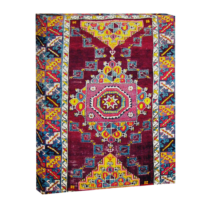 Antique Anatolian Bergama Rug Print  Canvas Print Gallery Image 1