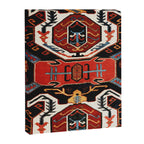 Antique Caucasian Rug With Abstract Animals Print Canvas Print Gallery Image 3