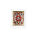 Antique Chinese Dragon Rug Print Art Print Gallery Image 1