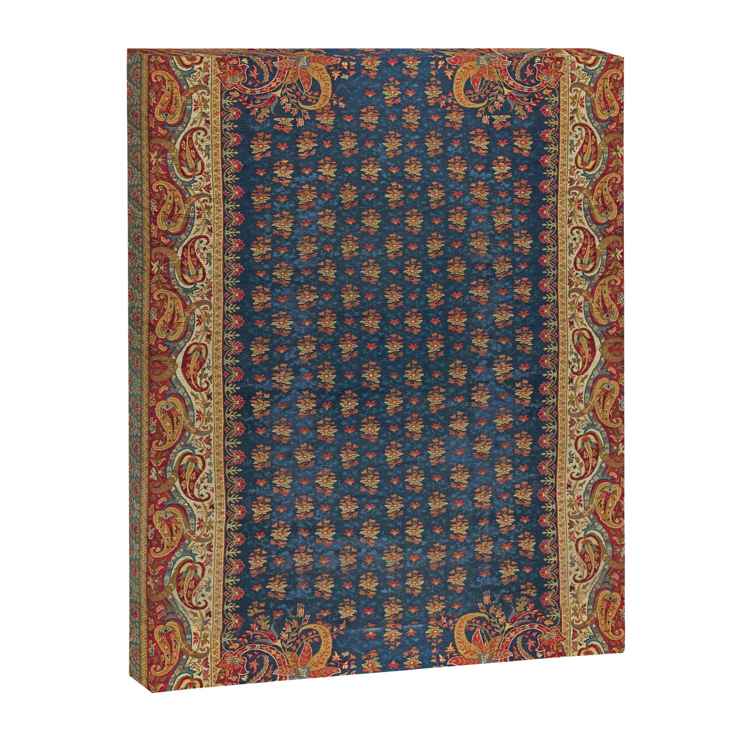 Antique English Axminster Carpet Print Canvas Print Gallery Image 3