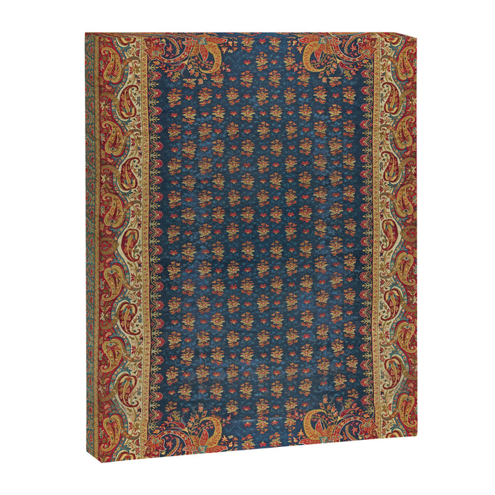 Antique English Axminster Carpet Print Canvas Print Gallery Image 1