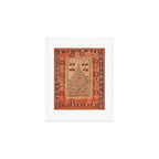 Antique Erzurum Turkish Kilim Rug Print Art Print Gallery Image 1