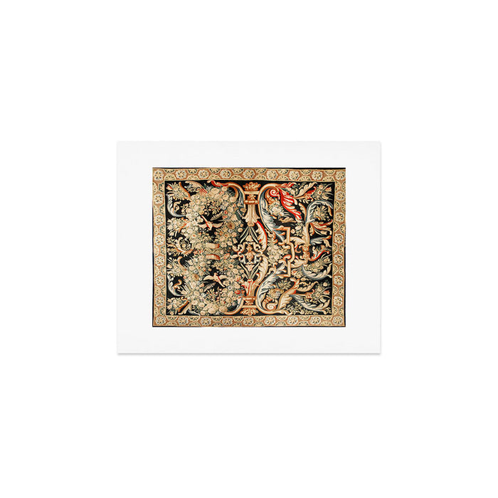 Antique French Gobelins Aubusson Tapestry Print Art Print Gallery Image 1