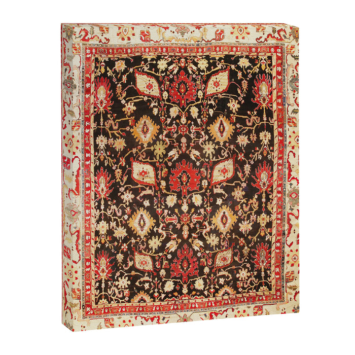 Antique Indian Agra Rug Print Canvas Print Gallery Image 1