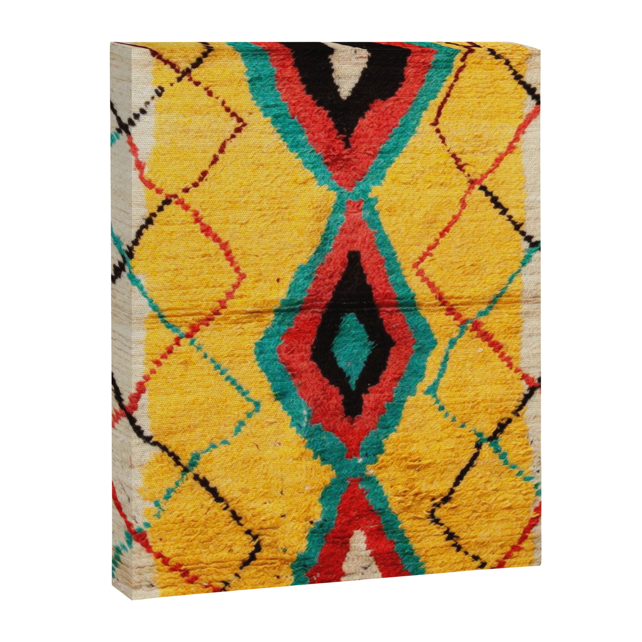Antique Moroccan Rug Print Canvas Print Gallery Image 3