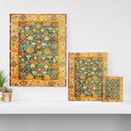 Antique Oushak Turkish Rug Print Canvas Print Gallery Image 3