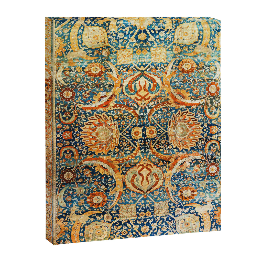 Antique Persian Animal Rug Print Canvas Print Gallery Image 3
