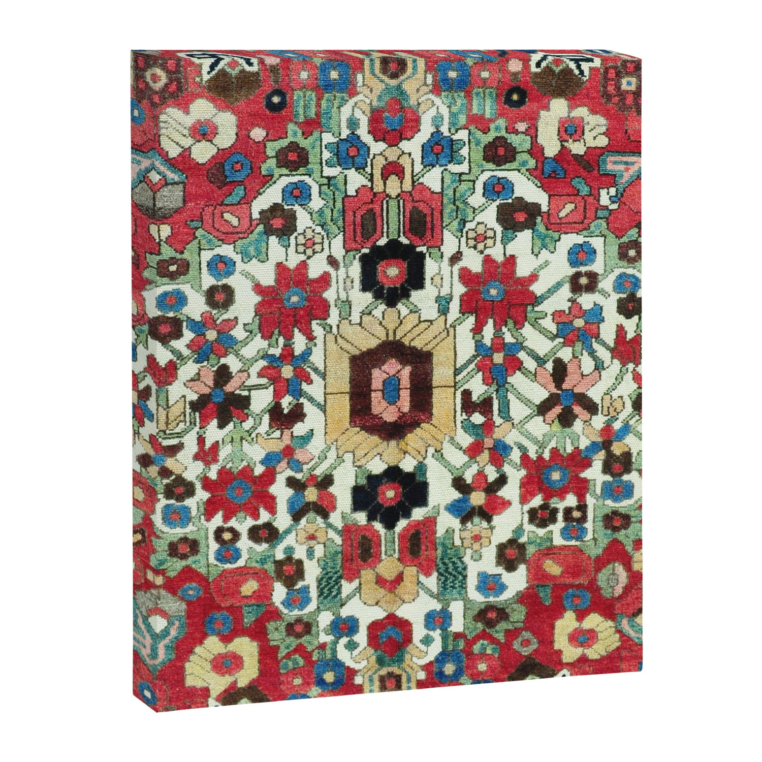 Antique Persian Bakhtiari Rug Print Canvas Print Gallery Image 3