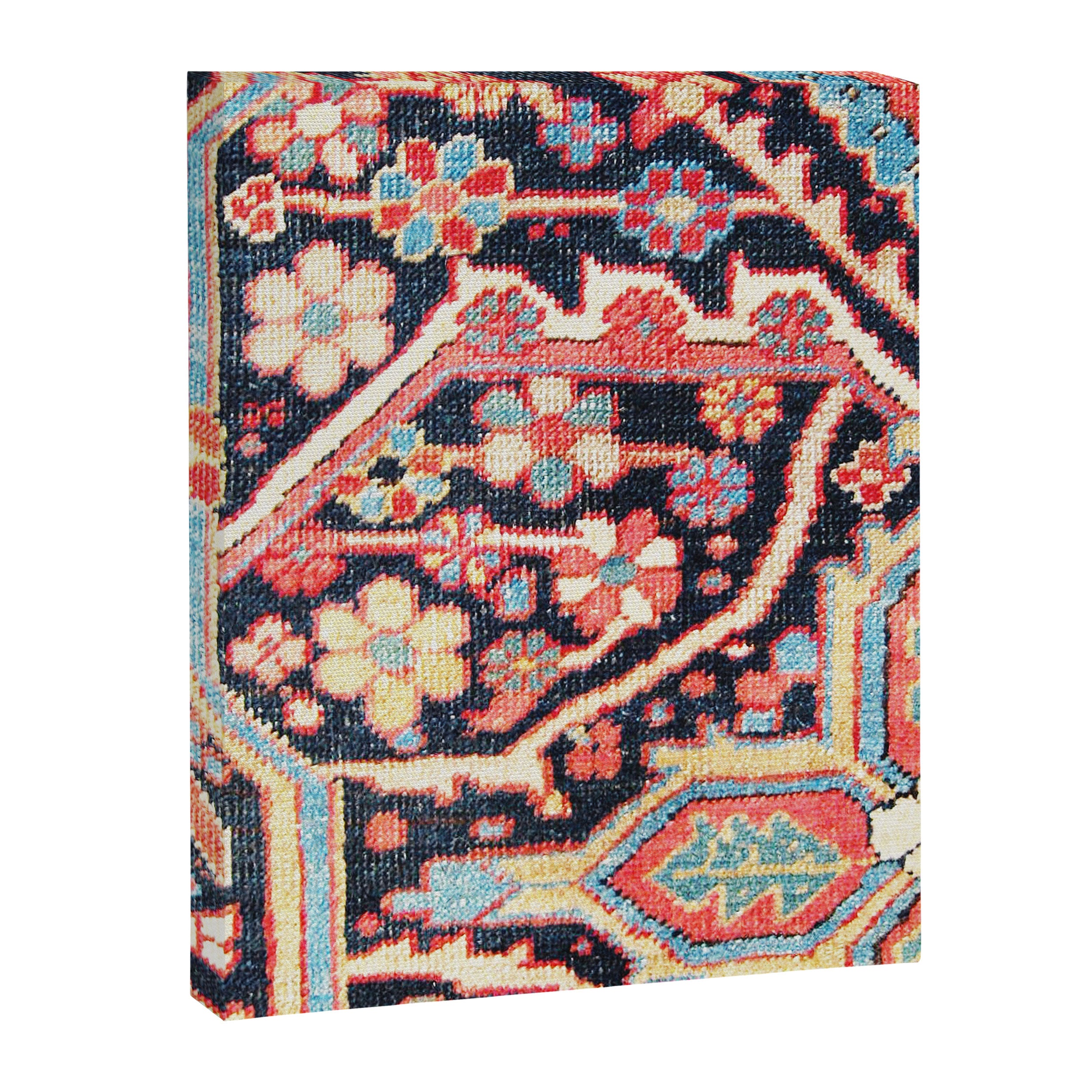 Antique Persian Heriz Carpet Print Canvas Print Gallery Image 3