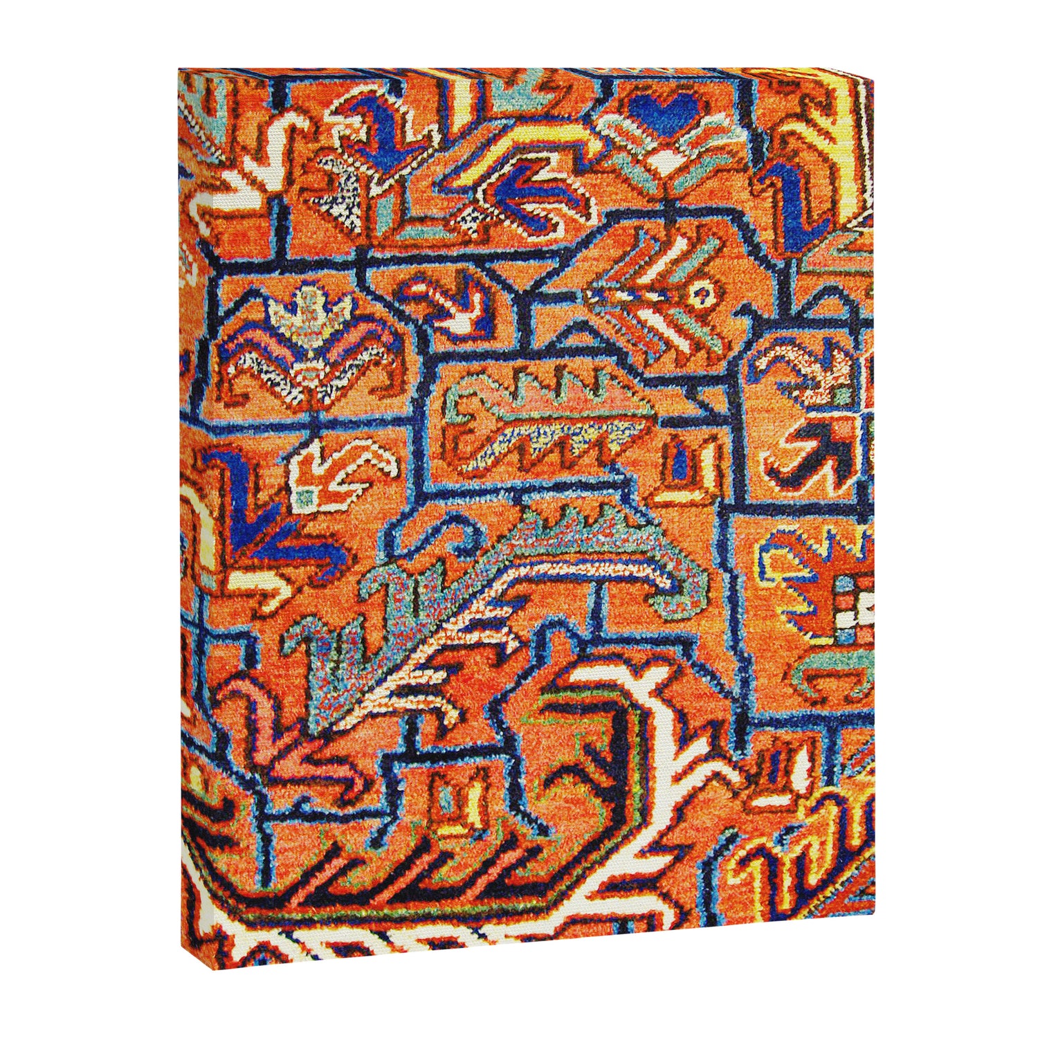 Antique Persian Heriz Carpet Print  Canvas Print Gallery Image 3