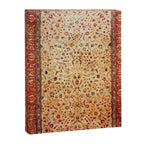 Antique Persian Rug Print With Gold Field Canvas Print Gallery Image 3