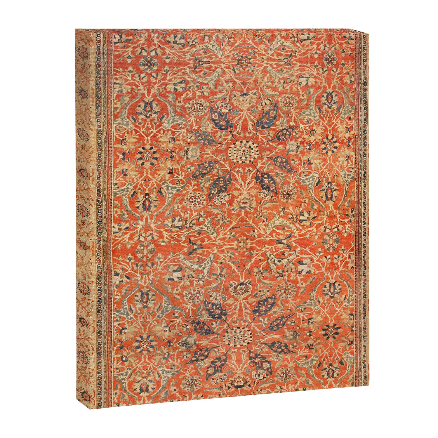 Antique Persian Sultanabad Rug Print Canvas Print Gallery Image 3