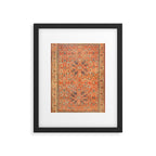 Antique Persian Sultanabad Rug Print Framed Art Print Gallery Image 4
