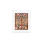 Antique Persian Tree Of Life Rug Print  Art Print Gallery Image 1