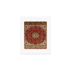 Antique Persian Vintage Rug Pattern Digital Art Art Print Gallery Image 1