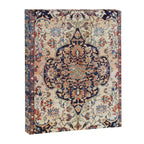 Antique Tabriz Rug Print With Abrashed Field Canvas Print Gallery Image 3